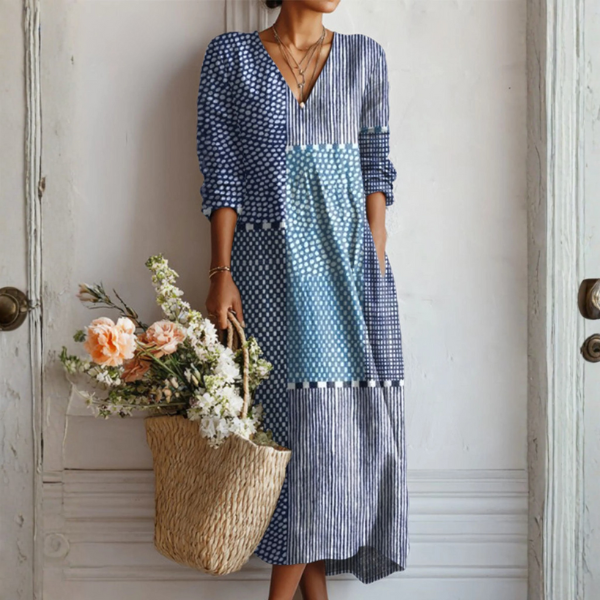 Ava™ - Robe en Lin Rétro