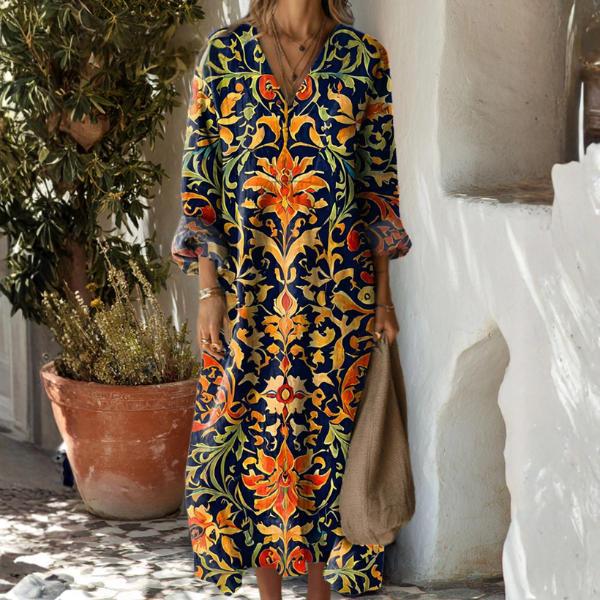 Nora™ - Robe en Lin Confortable