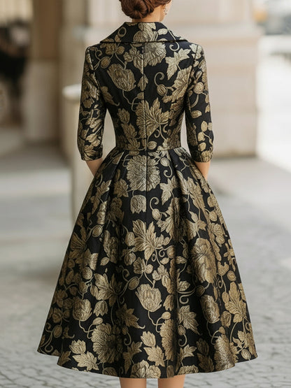 Meghan | Robe Midi Fleurie