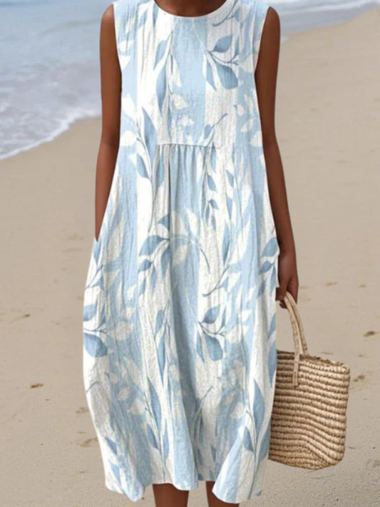 Robe Midi Feuillée Joy™