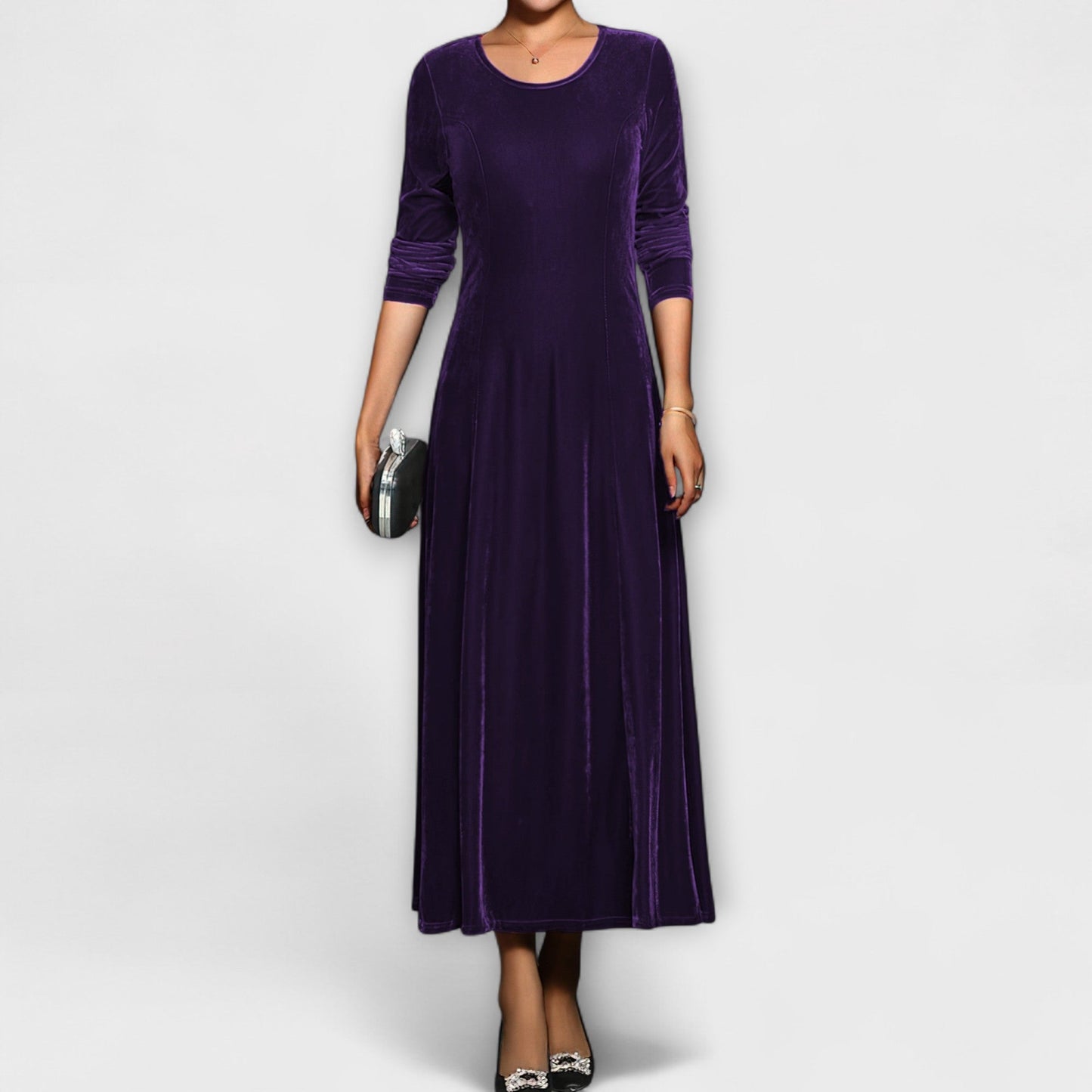 Robe en Velours Doux Avril