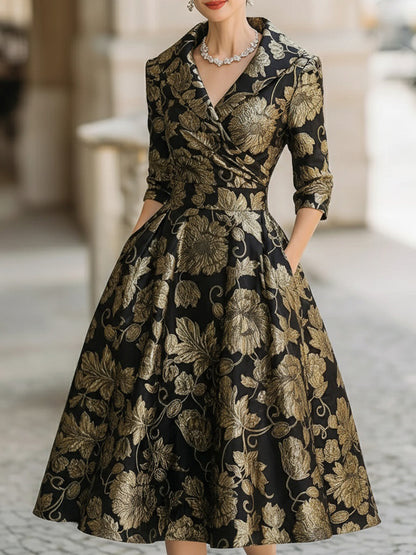 Meghan | Robe Midi Fleurie