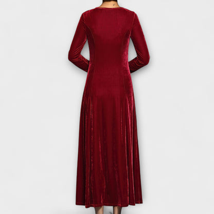 Robe en Velours Doux Avril