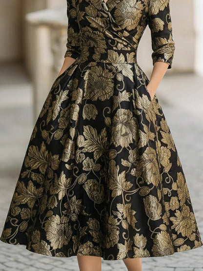 Meghan | Robe Midi Fleurie
