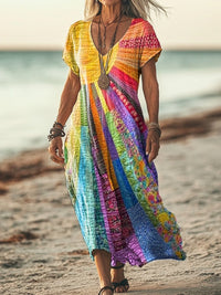Robe à Manches Courtes