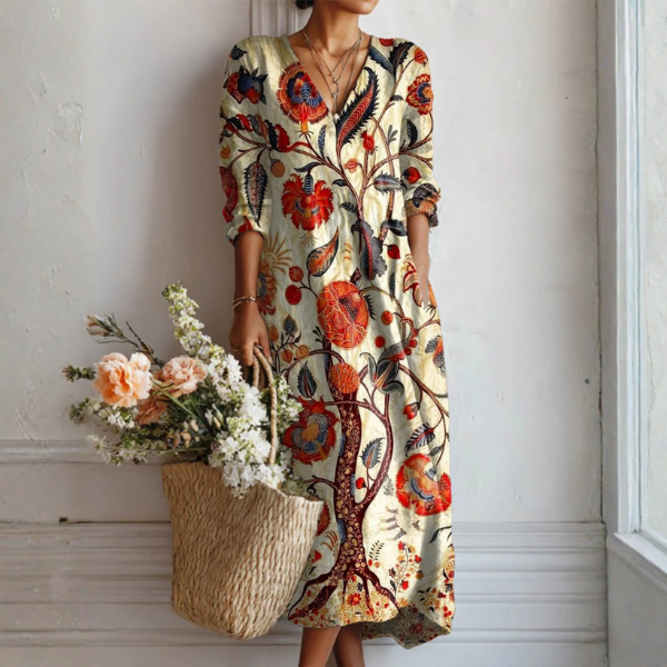 Kendra™ - Robe Florale Bohémienne