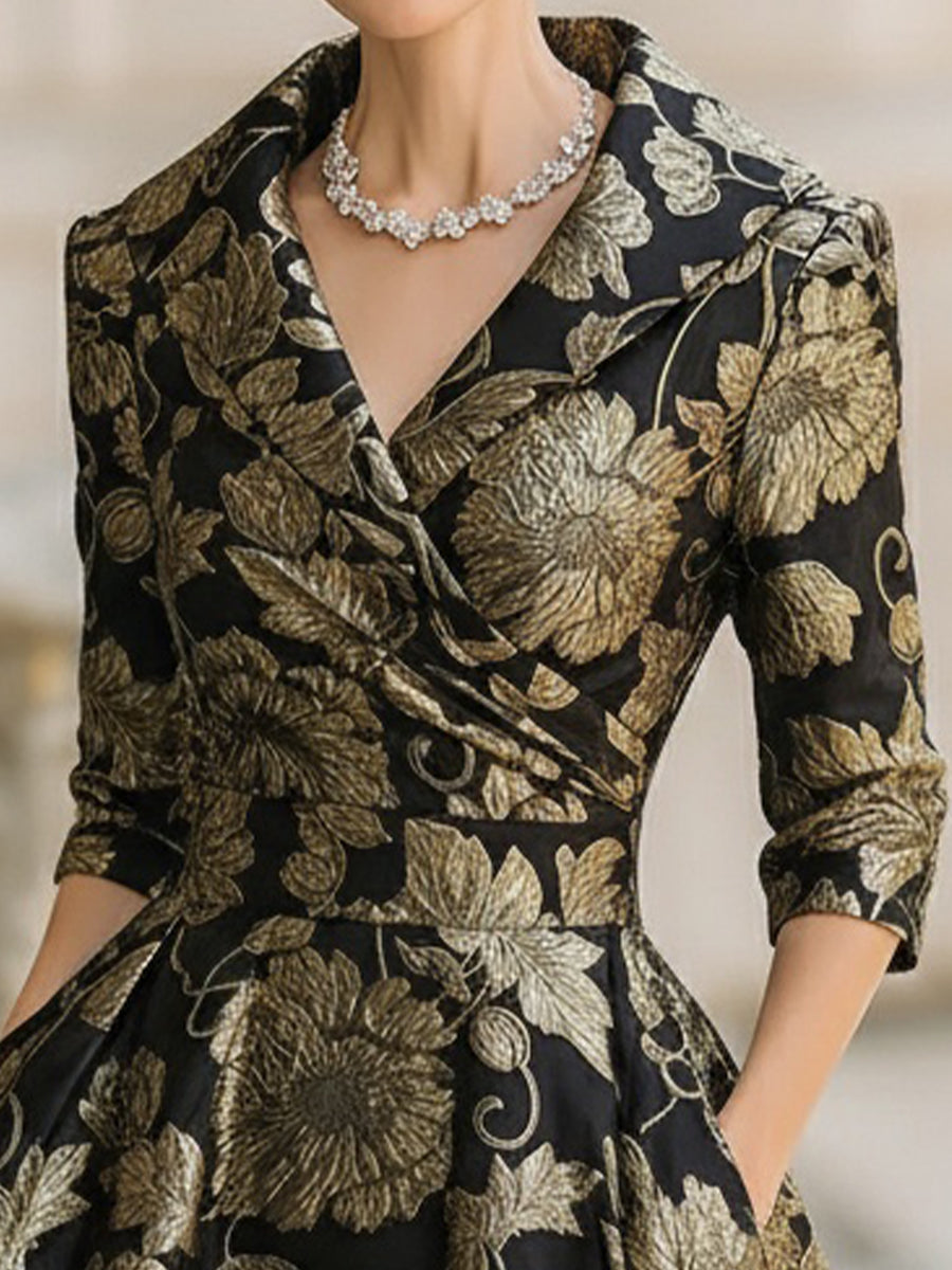 Meghan | Robe Midi Fleurie