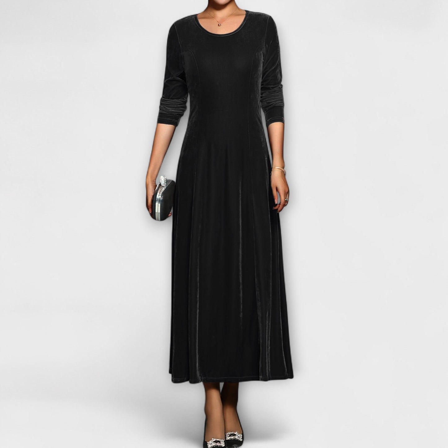 Robe en Velours Doux Avril